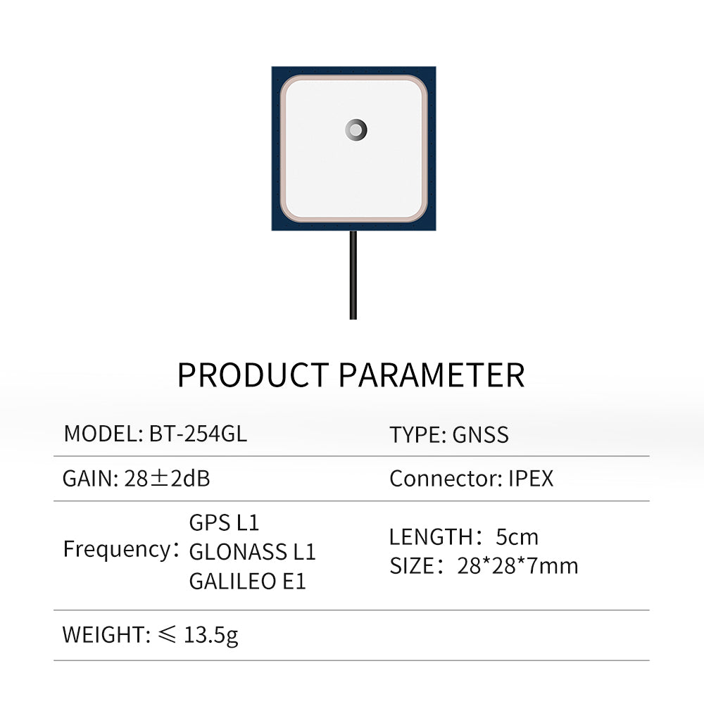 Beitian GPS+GLONASS single-band built-in ceramic antenna BT-580 0010 0000 0001 Beitian GPS+GLONASS single-band built-in ceramic antenna BT-580 0010 0000 0001